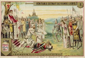 Escena de la ópera Lohengrin de Richard Wagner de European School